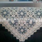 Popular Cheap Polyester Ivory Lace Tablecloth
