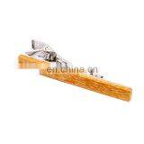 Classical Men's Custom Wood Tie Clips Men Metal Tie Bar thumbnail-6