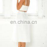 New Fashion A-line Chic Mid-calf Length and High Waist Skirt, Fashion Women Divided Skirt thumbnail-5