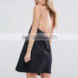 Customized Women Designer Maternity Denim Sun Mini Dress thumbnail-3