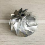 RHF5HB 46.50/59.94 мм 11+0 лопастей высокопроизводительный турбонагнетатель, блок/фрезеровка/алюминиевый компрессорное колесо 2618 для VF30/VF3 thumbnail-2