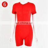 Sexy Black Zipper Rompers Long Sleeve Jumpsuit Woman Clothes Playsuit Bodysuit Bodycon Romper Shorts Overalls For Women Catsuit thumbnail-7