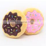 15cm Diameter Squeaky Eco Friendly Plush Doughnut Dog Toy thumbnail-3