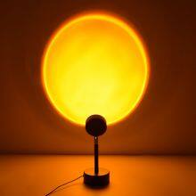 Led Light Projection Night Projector Halo Table Nordic Bedside Mini Auta Sleep Baby Desk Retail Lampe Lamp Sunset thumbnail-5