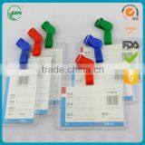 Hot sale PVC plastic clear card sleeves for display price tag or signage with high quality