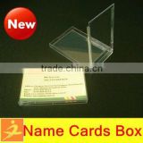 plastic business card holder / case / box