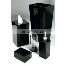 Black Shiny Bathroom Set