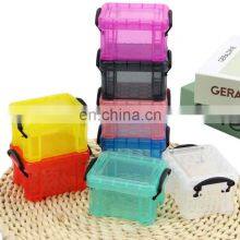 Eco Friendly Transparent Clear Plastic Storage Box With Lock Plastic Storage Box