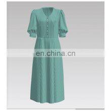 Popular Products Vertical Strip Polyester Cotton Seersucker Fabric TC Seersucker thumbnail-4