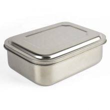 Wholesale Stainless Steel Rectangle Food Storage Containers Leak Proof Lunch Box With Lid thumbnail-1