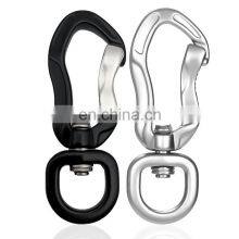 JRSGS Hot Sale Light Weight Aluminum Carabiner Multi Tool 4kN Swivel Carabiner Hook for Dog Leash