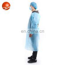 Long Sleeve Disposable Plastic CPE / PE Apron Waterproof Isolation CPE Gown thumbnail-4