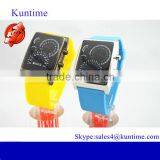 Hot Sale Gift Led Watches for Ladies With Silicone Strap Yellow / Blue thumbnail-1