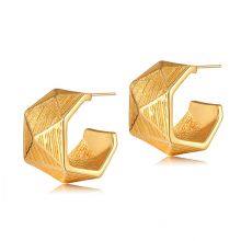 Hot Sale 2025 New Design Recyclable Brass Gold Plating Jewelry Accessories Women Earrings thumbnail-2