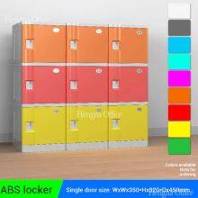 HN-SQ80gk Colorful Modular ABS Lockers for Kindergarten, School & University Corridors | Adjustable Multi-Tier Design thumbnail-1
