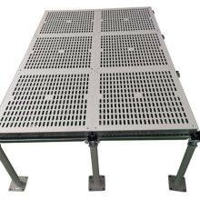Aluminum Alloy Anti-Static Ventilated Floor Panel 600x600x55mm for Cleanroom Raised Access Floor System ( Uniform Load 1800kg) thumbnail-5