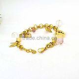 New Gold Chain Design Girls Gold Plated Jewelry Fashion Bracelet thumbnail-2