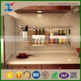 China Manufacturer Stainless Steel Kitchen Accessories Wall Mount Storage Organizer Rack thumbnail-1