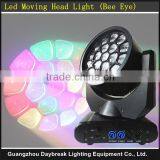 RGBW Quad Led Moving Head Bee Eye 19pcs x 12w New Stage dj Light