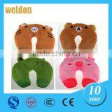 2015 Portable Outdoor Camping Folding Air Inflatable U Shape Neck Blow Up Cushion Flocking Travel Business Pillow thumbnail-5