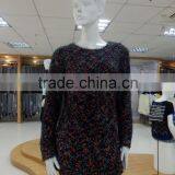 Women Crew Neck Short Sleeve Jersey Knit Pullover Dress Sweater2016 Fall/winter Viscose/nylon/wool Quality Choice thumbnail-2