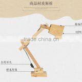 2016 LED Wood Table Light JK-879-11 Antique Table Lamp Portable Laptop Cushion Tray Table With Led Light thumbnail-3