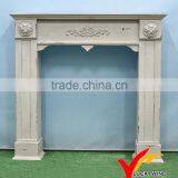 Indoor Freestanding Used Look Mdf Fireplace Mantel