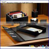 Exquisite 6 Peices Leather Desk Stationery Set