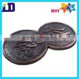 Antique Bronze Metal Vodka Wine Label