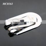 Customized Brand Name High Polished Stainless Steel Metal Laser Engraved Money Clip thumbnail-4