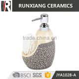 Modern design ceramic soap dispenser