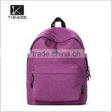 Backpacks for Girls Popular Purple European and American Style Canvas Traveling and Leisure Women School Backpack