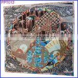 New Designer Brand Twill Silk Scarf thumbnail-1