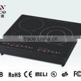 Touch Control Digital Display 7200w 3 Burner Induction Cooker