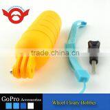 Floaty Bobber With Strap and Screw for Gopro Hero 3+/3/2/1, Yellow & Orange