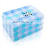 Pure Cotton Yarn Dyed Jacquard Bear Embroidery Face Towel Wholesale