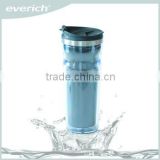 Everich 2016 Everich Double Wall Plastic Travel Mug With Flip Pp Lid