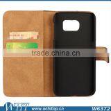 Genuine Leather Booklet Case for Samsung Galaxy S6 With Stand Card Holder thumbnail-2
