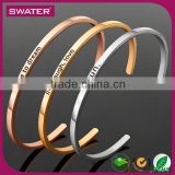 Best Selling Products In Europe 2016 Engraved Weight Gold Bracelet