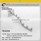Supermarket Wall Mounted Beaded Hooks Heavy Duty Angle Hooks thumbnail-1