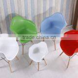 Dining Room Furniture Modern Design Plastic Chair With Steel Frame thumbnail-2