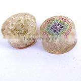 Crystal Quartz Chakra Flower Of Life Orgonite Energy Tower Buster thumbnail-6