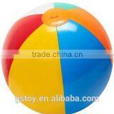 Plastic Rainbow Color Inflatable Beach Ball thumbnail-1