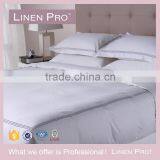Hotel Stitch 250 Thread Count 100 Egyptian Cotton Sateen Duvet Cover With Navy Stripes thumbnail-2