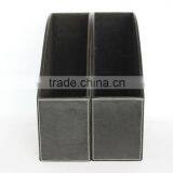 High Quality Faux Leather Document File Box/Classical MDF File Holder thumbnail-2