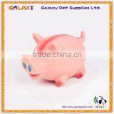 LT4026 Latex Polka Dot Globlet Pig Dog Toy, Assorted Colors thumbnail-3