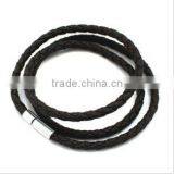 Wholesale Make Leather Wrap Bracelets Mens Leather Bangles Jewel Bracelet Bangle thumbnail-1