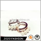 Wholesale Gold Plating Pearl Jewelry Gemstone Finger Ring