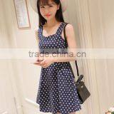 2016 Printing Summer Collect Waist Dress With Printed Fashion Style thumbnail-3