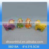 Hot Sale Ceramic Paper Napkin Ring in Lamb Shape thumbnail-6